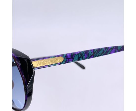 YVES SAINT LAURENT Occhiali da Sole Vintage in Acetato Col. Nero