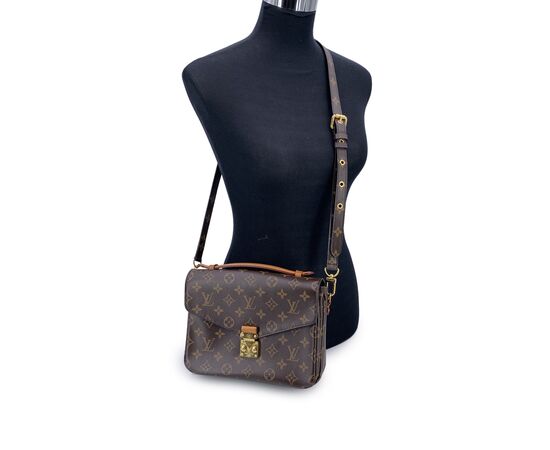 LOUIS VUITTON Borsa a Tracolla in Tela Col. Marrone Metis M