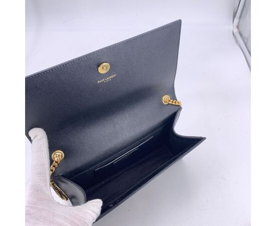 SAINT LAURENT Borsa a Tracolla in Pelle Col. Nero Kate S
