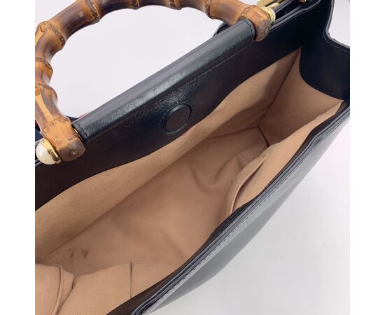GUCCI Borsa Shopper in Pelle Col. Nero Nymphaea M