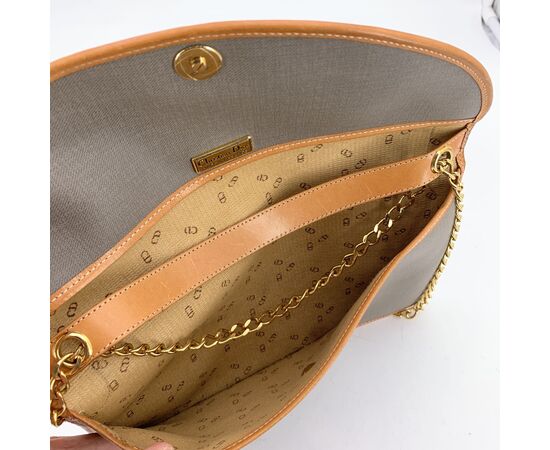 DIOR Borsa a Tracolla Vintage in Pelle Col. Grigio S