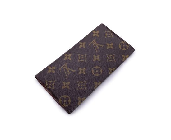 LOUIS VUITTON Portafoglio Vintage in Tela Col. Marrone S