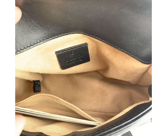 GUCCI Borsa a Tracolla in Pelle Col. Nero Marmont S