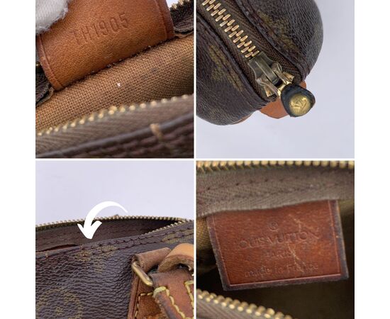 LOUIS VUITTON Borsa a Mano Vintage in Tela Col. Marrone Nano Speedy / Mini HL S