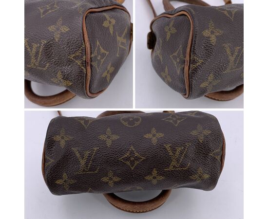 LOUIS VUITTON Borsa a Mano Vintage in Tela Col. Marrone Nano Speedy / Mini HL S
