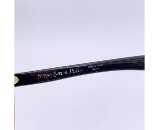 YVES SAINT LAURENT Occhiali da Sole Vintage in Acetato Col. Nero