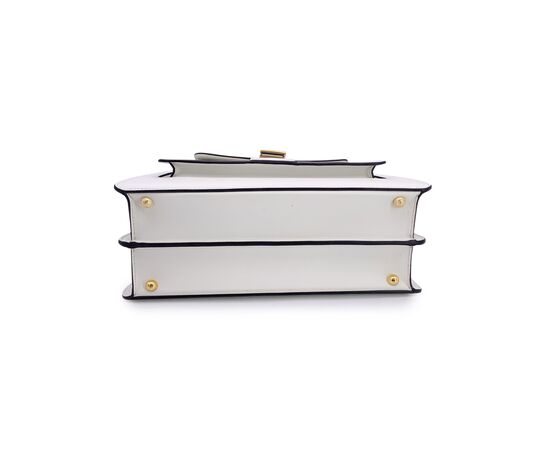 FENDI Borsa a Mano in Pelle Col. Bianco Peekaboo ISeeU M