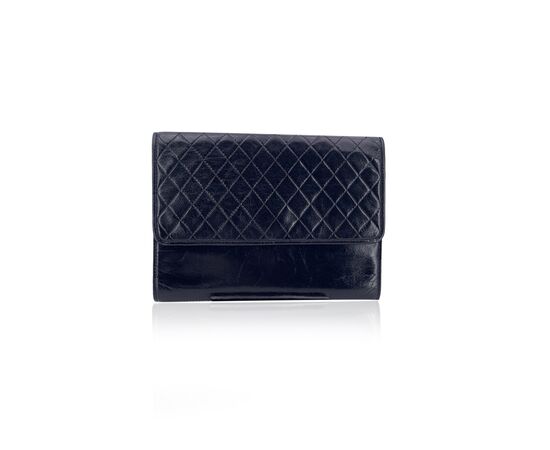 YVES SAINT LAURENT Pochette Vintage in Pelle Col. Nero S