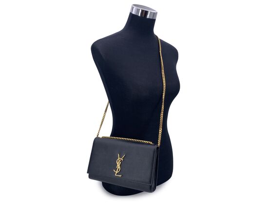 SAINT LAURENT Borsa a Tracolla in Pelle Col. Nero Kate S