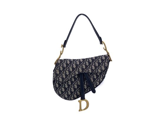 DIOR Borsa a Tracolla in Col. Blu Saddle S