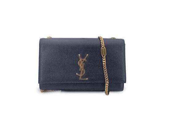 SAINT LAURENT Borsa a Tracolla in Pelle Col. Nero Kate S