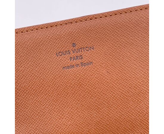 LOUIS VUITTON Portafoglio Vintage in Tela Col. Marrone S