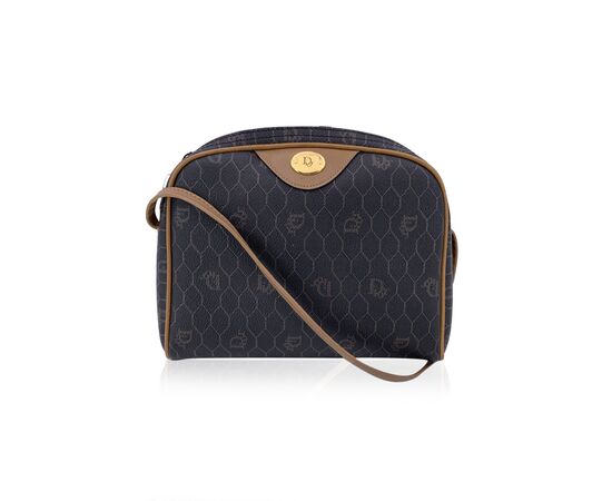 DIOR Borsa a Tracolla Vintage in Tela Col. Grigio - S
