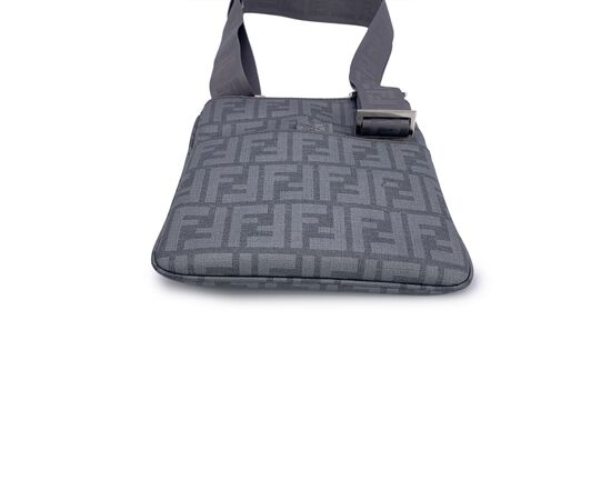 FENDI Borsa a Tracolla in Tela Col. Grigio FF S