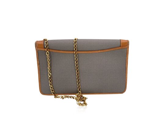 DIOR Borsa a Tracolla Vintage in Pelle Col. Grigio S