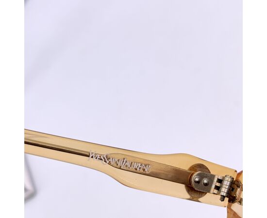 YVES SAINT LAURENT Occhiali da Sole Vintage in Acetato Col. Marrone
