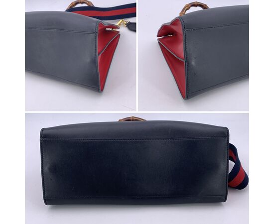 GUCCI Borsa Shopper in Pelle Col. Nero Nymphaea M