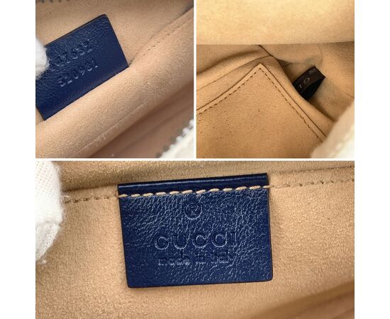GUCCI Borsa a Tracolla in Pelle Col. Bianco Marmont S