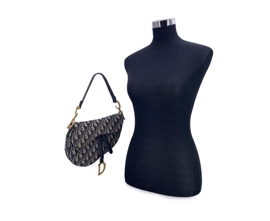 DIOR Borsa a Tracolla in Col. Blu Saddle S