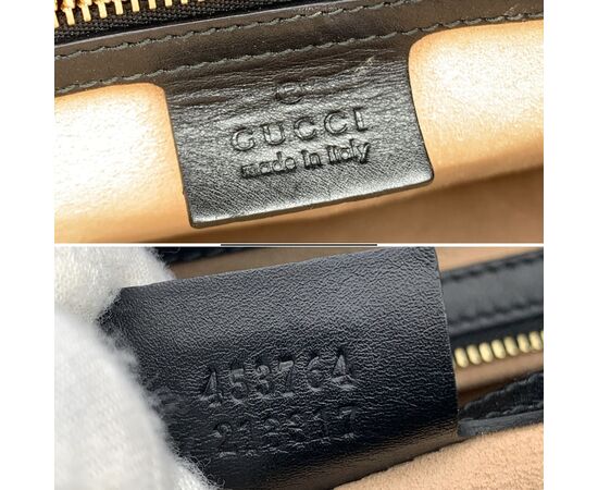 GUCCI Borsa Shopper in Pelle Col. Nero Nymphaea M