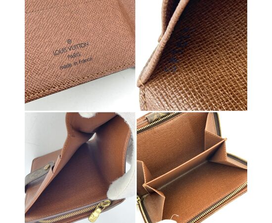 LOUIS VUITTON Portafoglio Vintage in Tela Col. Marrone M