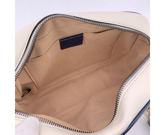 GUCCI Borsa a Tracolla in Pelle Col. Bianco Marmont S