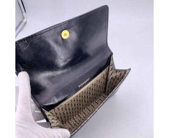YVES SAINT LAURENT Pochette Vintage in Pelle Col. Nero S