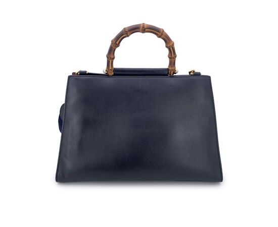 GUCCI Borsa Shopper in Pelle Col. Nero Nymphaea M