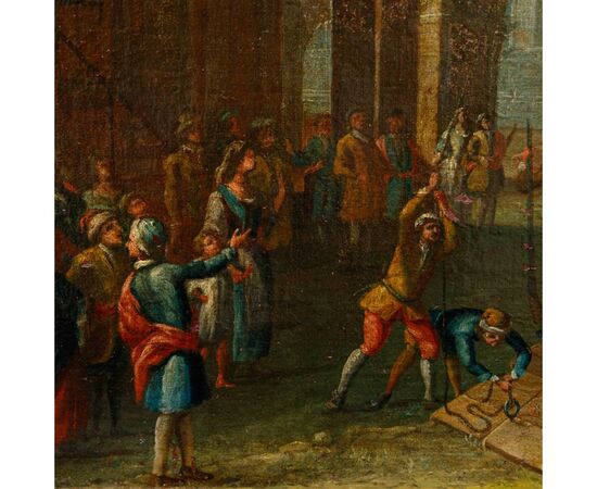 17th-18th century, Architecture with martyrdom scene