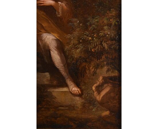 Ritratto di gentiluomo in un giardino, Godfrey Kneller (Lubecca 1646 – Londra 1723) cerchia di