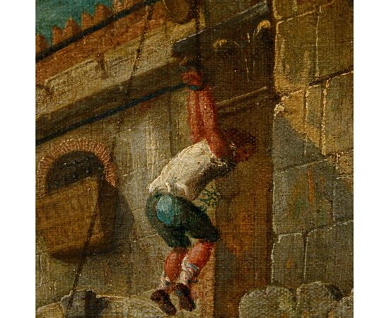 17th-18th century, Architecture with martyrdom scene