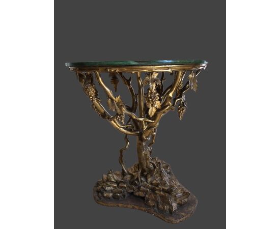 Genoese gilded center table