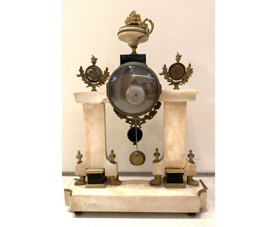 Portico clock, France, late 18th - early 19th century