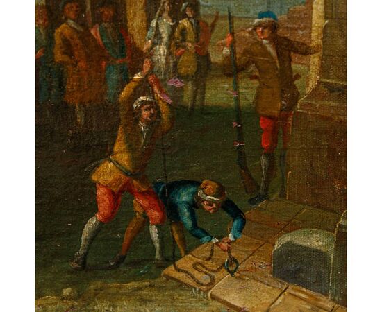 17th-18th century, Architecture with martyrdom scene