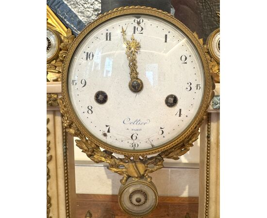 Portico clock, France, late 18th - early 19th century