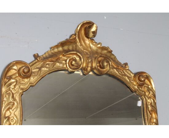 Antica coppia di specchiere Luigi XVI 1750 oro zecchino. Mis 124 x cm 70
