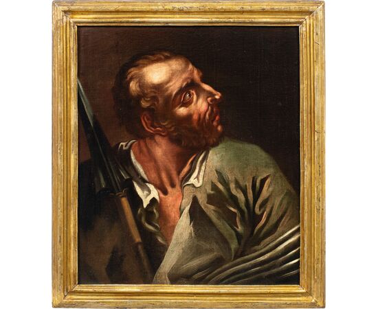 Giambattista Piazzetta (Venezia 1683 - Venezia 1754) cerchia di - San Tommaso.
