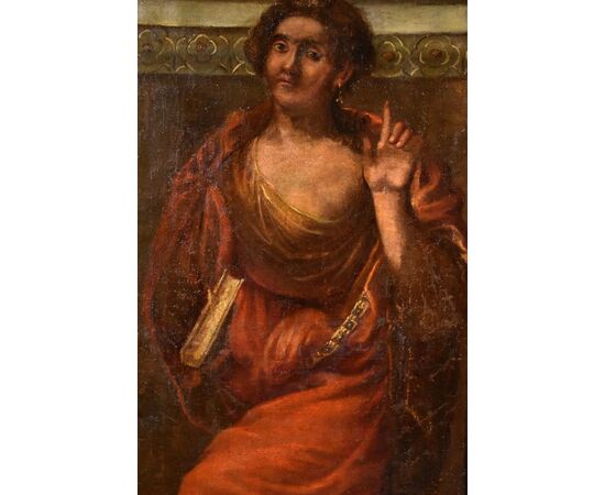 Allegory of Time Pointing to Truth, Giacomo Stella (Brescia 1545 - Rome 1630)
