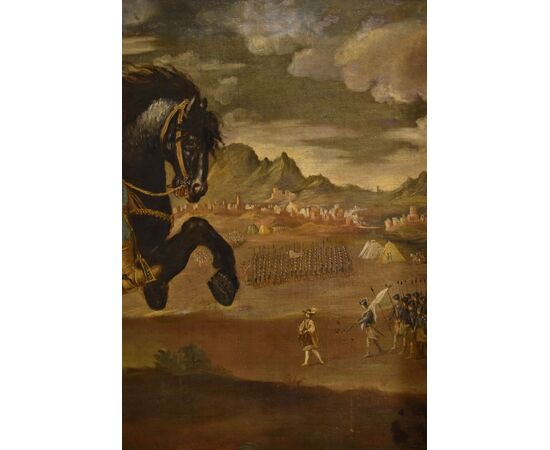 Ritratto equestre di Pietro Strozzi, Pittore fiorentino XVII-XVIII Secolo