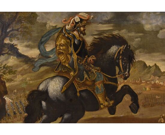 Ritratto equestre di Pietro Strozzi, Pittore fiorentino XVII-XVIII Secolo