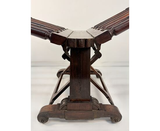 Rosewood magazine rack, England, 19th century
