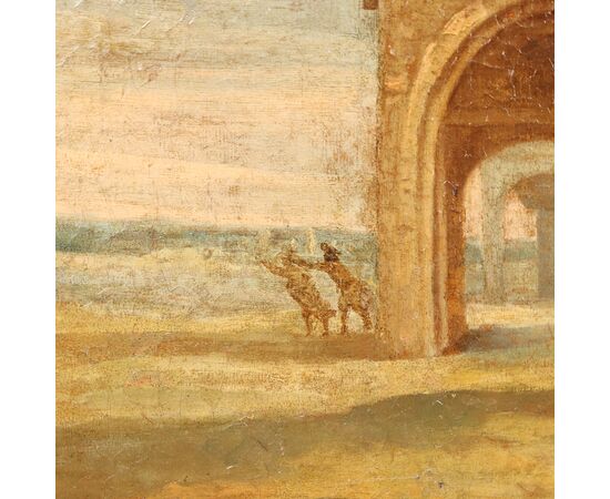Dipinto Scena di Vita Popolare