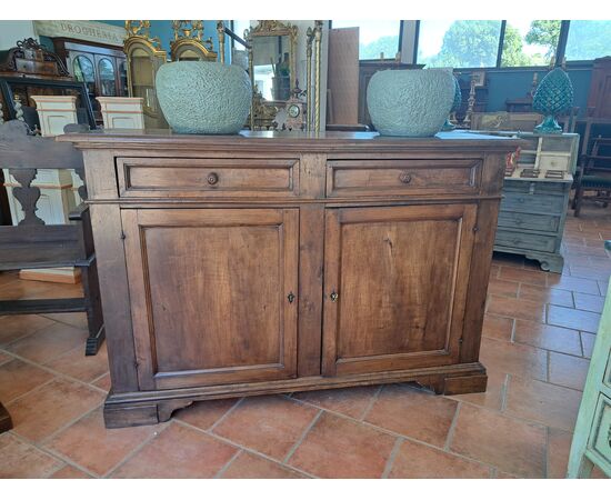 19th-century poplar sideboard