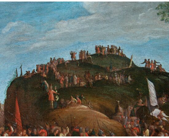 Seguace di Jacques Caillot, prima metà del XVIII secolo, Salita al calvario