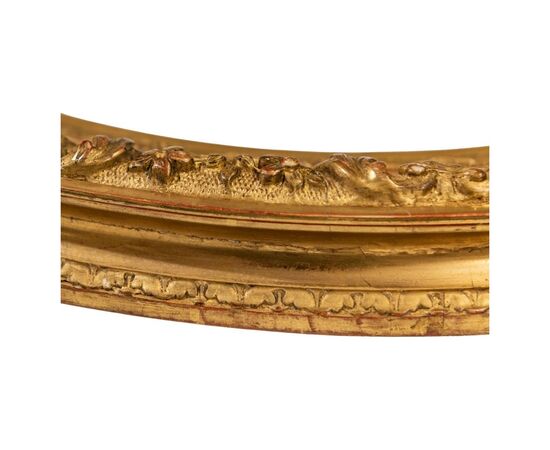 Antique golden oval frame - O/6474 -