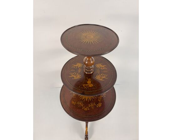 Mahogany etagere, England, 19th century