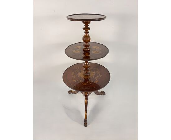 Mahogany etagere, England, 19th century