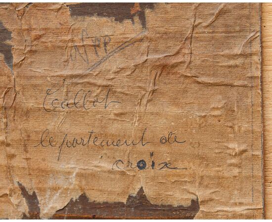 Seguace di Jacques Caillot, prima metà del XVIII secolo, Salita al calvario