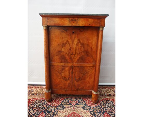 Walnut secretaire, Empire style, early 19th century, France