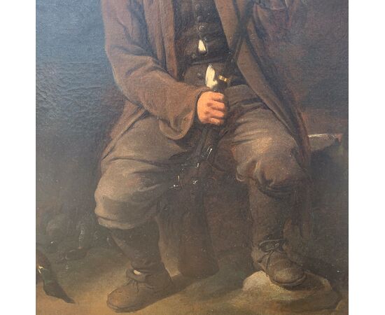 Pietro Longhi (Venezia 1701 - Venezia 1785) - Il Cacciatore.